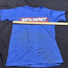 Vintage WalMart T-Shirt Mens Size M Large USA Single Stitch Adult Distressed