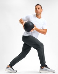 Mens Golf Joggers Pants Zipper Pockets Stretch Sweatpants Slim Fit Track