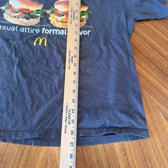McDonald’s Bacon Clubhouse Sandwich Burger Chicken Formal Flavor Promo Tshirt XL