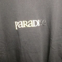 Paradise Lost Logo Yellow/White/Black Puff Print Black Tee Size Medium