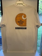 Carhartt Pocket Tee Small Mens Magic City Birmingham Alabama Logo Graphic Loose