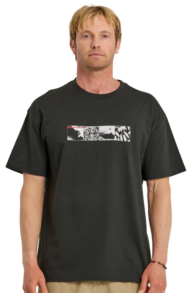 Quiksilver Vortex Mercury Oversized Heavyweight Men’s Short Sleeve T-Shirt – Pha
