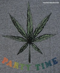 Junk Food Party Time Grass Land t-shirt Very Soft Tri-blend Fine Jersey Fabric