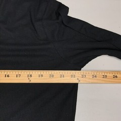 Jachs Shirt Mens XL Extra Large Long Sleeve Thermal Waffle Casual Sleep Black