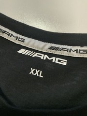 Mercedes Benz AMG Reflective Racing Motorsport F1 Black S/S Crewneck T-Shirt XXL