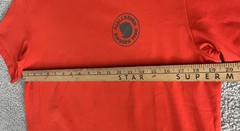 NWT Fjallraven 1960 Logo mens t shirt sz M orange