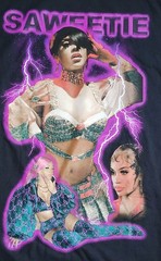 Saweetie Rapper T-Shirt Men’s Sz 2XL Hip Hop Music Female Rapper Street Rap Tee