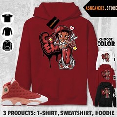 Shirt To Match Jordan 13 Dune Red Sneaker Matching Tee Got Em Betty T-Shirt