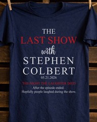 Late Night Comedy TV Host 2026 Graphic Tee – The Last Show t shirt