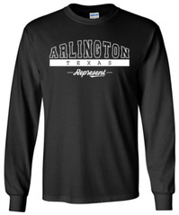 Arlington Texas State T-Shirt Long Sleeve Graphic Tees Unisex Apparel