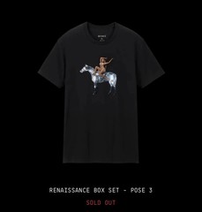 *SEALED Beyoncé Renaissance Act i Box Set T-Shirts Poses: 1, 2, 3, 4 Size-Medium