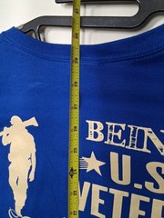Veteran Shirt, Being a Veteran Is an Honor Being a Grandpa Is a Priceless size L