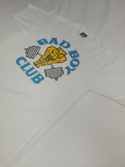 Vtg 80s 90s Single Stitch Bad Boy Club Gym Muscles Graphic T-Shirt Large Golds