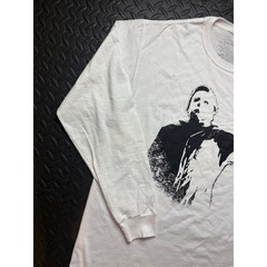 John Carpenter Halloween Michael Myers Long Sleeve Graphic Tee White Mens L