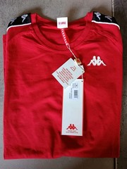 KAPPA t shirt size xl col. red mod.303UV10 222 BAND COEN SLIM euro 35.00