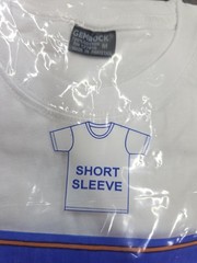 Gemrock Men’s White T-Shirt 100% Cotton Short Sleeve Crew Neck Size M New