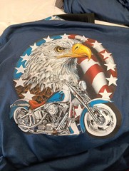 AMERICAN CHOPPER Sleeveless T-SHIRT EAGLE MOTORCYCLE TEE Freedom Biker Sexy