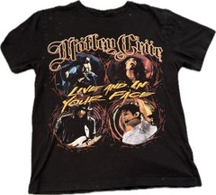 Motley Crue Live 2011 Tour T-Shirt Black Band Tee Concert Rock Graphic Men’s L