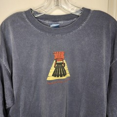 Heaven Has A Dock Shirt Mens XL Blue Adirondack Long Sleeve Christian