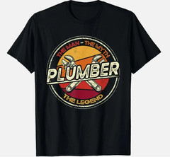 Funny Plumber T-Shirt – Pipefitter Plumbing Gift Tee for Men Women Unisex NEW