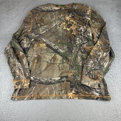 Real Tree Camo Thermal Waffle Knit Henley Shirt Size 3xL Hunting Outdoor