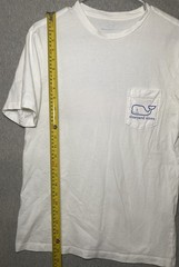 Vineyard Vines Men Short Sleeve Pocket Crew Neck Tee T-Shirt “FLAG SAILS” XS