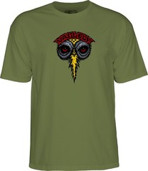Powell Peralta Mike Vallely ELEPHANT Skateboard T Shirt MILITARY GREEN