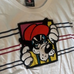 Southpole Authentic Collection Disney Goofy Graphic Tee L White Cotton Crew