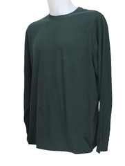 Cremieux Men’s Dark Green Long Sleeve Crew Neck Shirt Size XL