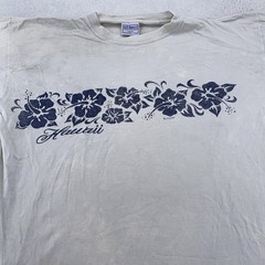 Vintage Hawaii Shirt Mens Large Floral Hibiscus Surf Beach Skate AllSport 90s