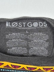 Lost Gods Bhangra Elephant T Shirt Mens L Colorful Henna Mandala Graphic Tee