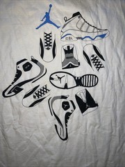 Air Jordan Prototype White T-Shirt Basketball Print size XXXL 3x Brand