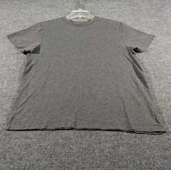 Banana Republic Shirt Mens Medium Gray Premium Pima Cotton Crew Neck Tagless Tee