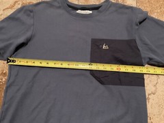 REI CO-OP KNIT PERFORMANCE POCKET T-SHIRT ( MENS M ) BLUE TONE PREOWNED