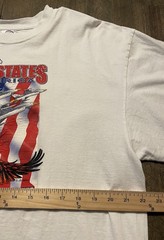 United States USA Defending Our Freedom Military Air Waves Air Force T-Shirt XL