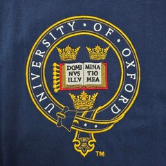 University of Oxford Collection Mens Navy Blue Crest Graphic T-Shirt New L