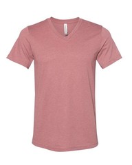 BELLA + CANVAS – Heather CVC V-Neck Short Sleeve Unisex T-Shirt – 3005CVC