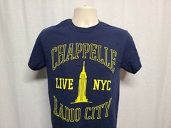 2017 Dave Chappelle Radio City Music Hall NYC Adult Small Blue TShirt