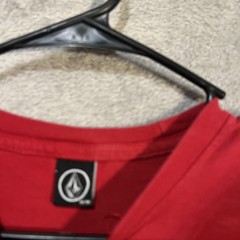 Volcom Shirt Mens Medium Red True To This Stone 1991 Graphic T-Shirt Tee