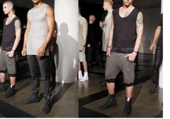 Hot Mens 230G Printed Tank Top T-Shirt Sleeveless Backed Sweatshirt Basic Shirt