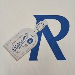 Represent Luggage Tag R Tee Permanent Vacation Travel Priority T-Shirt Men’s XL