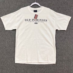 MV Sport T-Shirt Mens L Old Dominion University ODU White Collegiate Tee Classic
