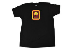Taco Bell Mens Classic Logo Black Shirt New S, M, L, XL, 2XL
