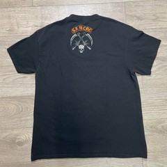 Sons of Anarchy SAMCRO T-Shirt Black Faded Biker Graphic Tee SOA Est 1967 Size L