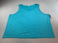 Xersion Big & Tall Tank Top T-shirt Mens 6XL Teal Blue Soft Stretch Comfortable