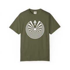 Man In The Maze T-Shirt | I’itoi Native American Symbol Comfort Colors Tee