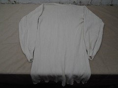 Vintage 70s JC Penny Waffle Knit Thermal Shirt XL 100% Combed Cotton Grunge *