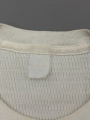Vintage 70s Jockey Thermal Shirt Mens Cream Long Sleeve Waffle Knit Undershirt