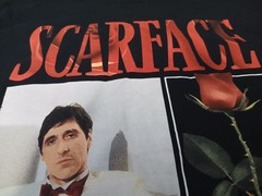 American Classics Scarface t-shirt a graphic print of Tony Montana XL