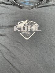 Kuhl Shirt Adult Large Gray Wildfibre Trail Outdoor Mountain Short Sleeve Mens
